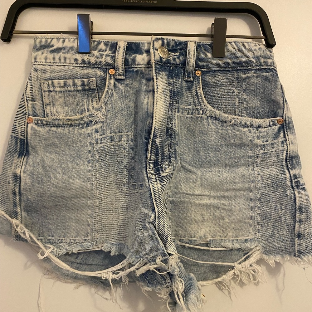 XS Home Store Denim Cut Off Short